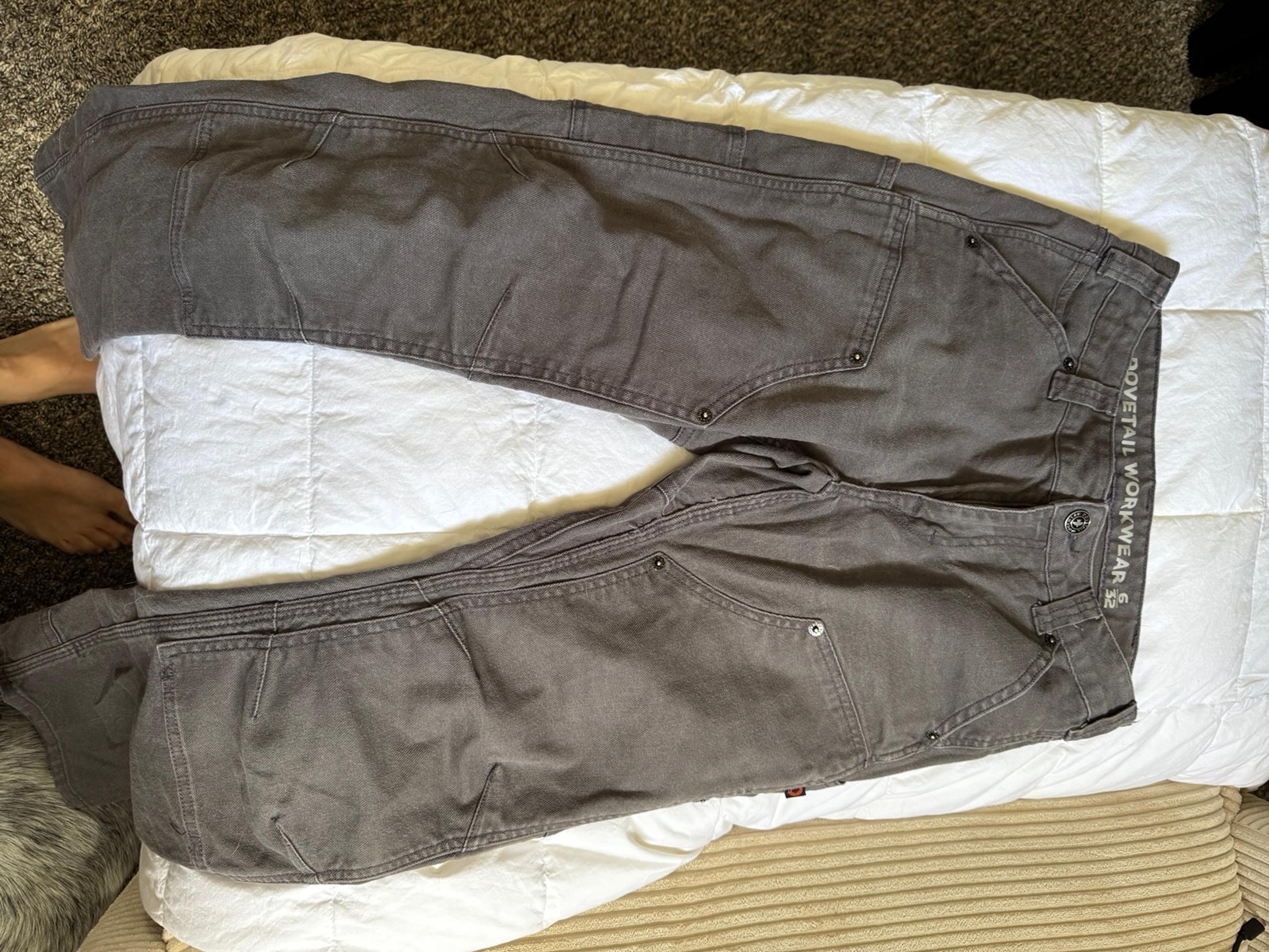 Grey double knee Carhartt women’s pants