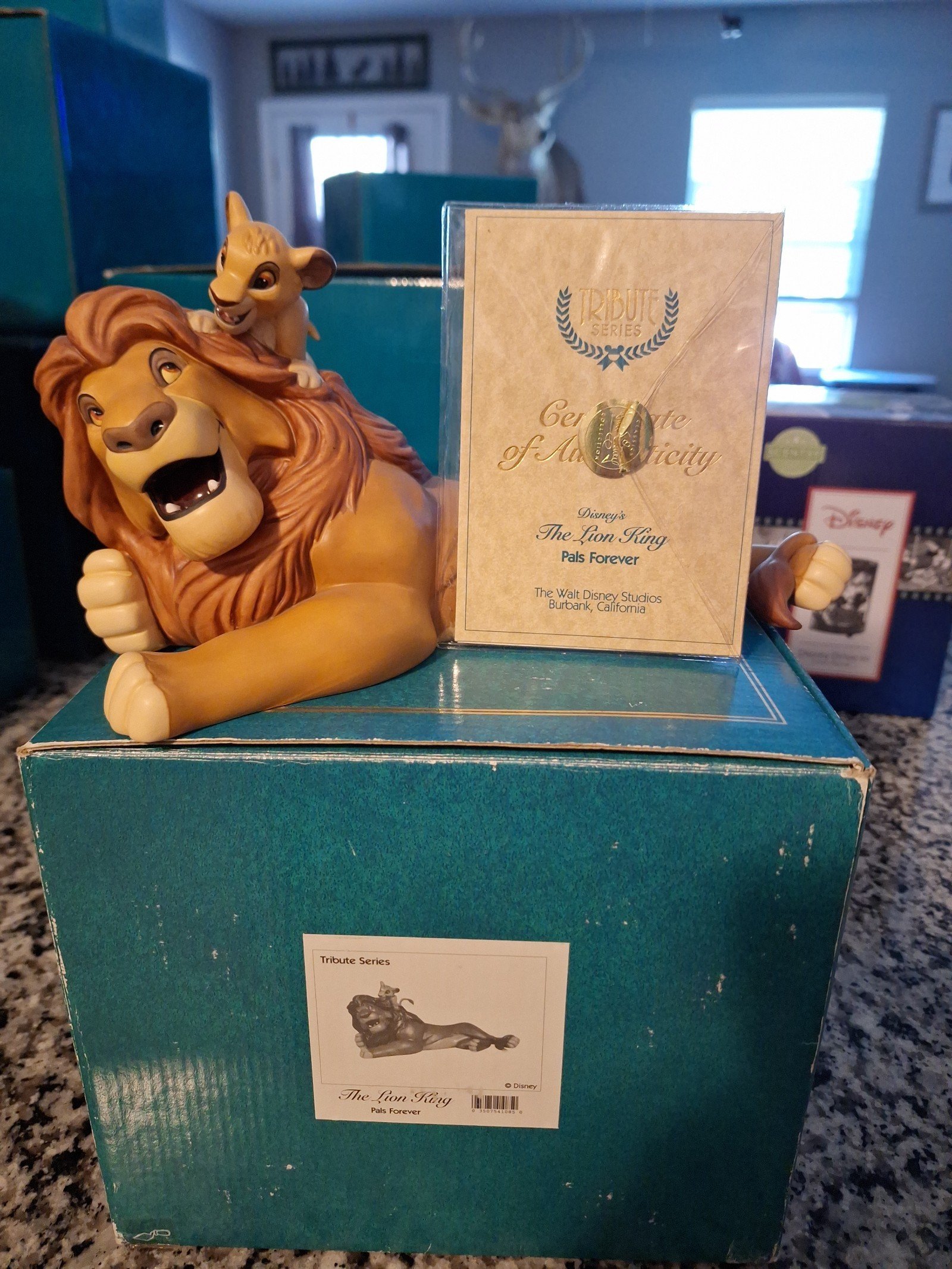 Disney classics Mufasa and baby Simba. Tribute series