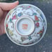 Vintage 20th C. Chinese Porcelain Famille Rose Tea Bowl Cup 1970's