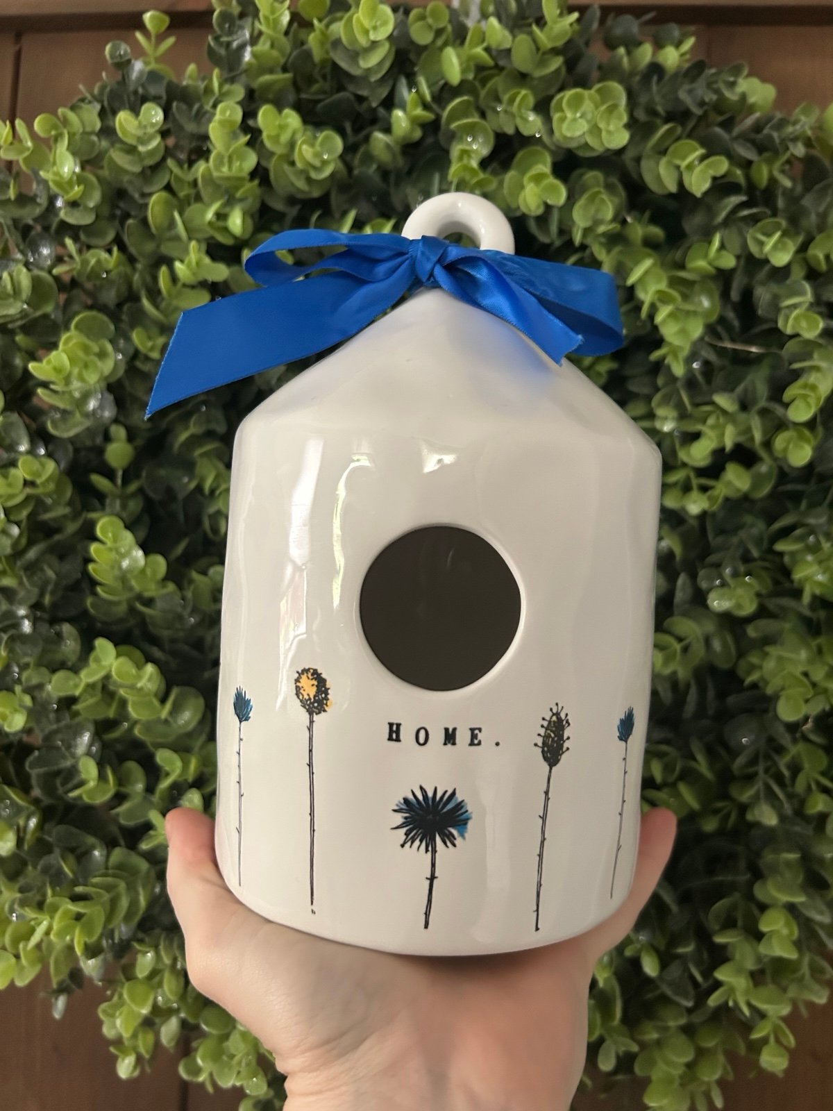 Rae Dunn style Homeline birdhouse
