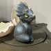 Vintage 1997 Jurassic Park Lost World Triceratops Hatchling with Breakaway Egg