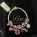 Linx Snake Chain Bracelet with Sweet Skull Themed Charms
