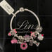 Linx Snake Chain Bracelet with Sweet Skull Themed Charms