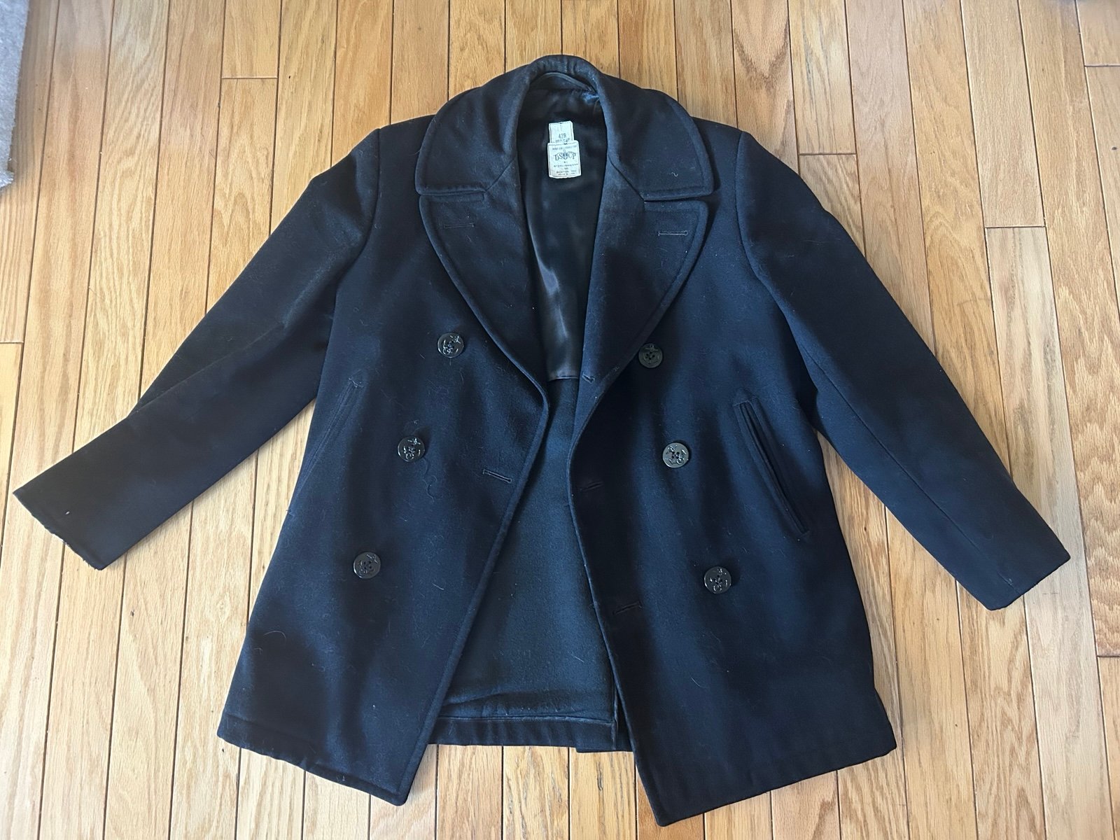 US Navy Pea Coat 42r