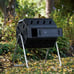 NEW Outdoor Rotating Compost Tumbler Bin for Garden, Kitchen, and Yard Waste