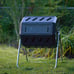NEW Outdoor Rotating Compost Tumbler Bin for Garden, Kitchen, and Yard Waste