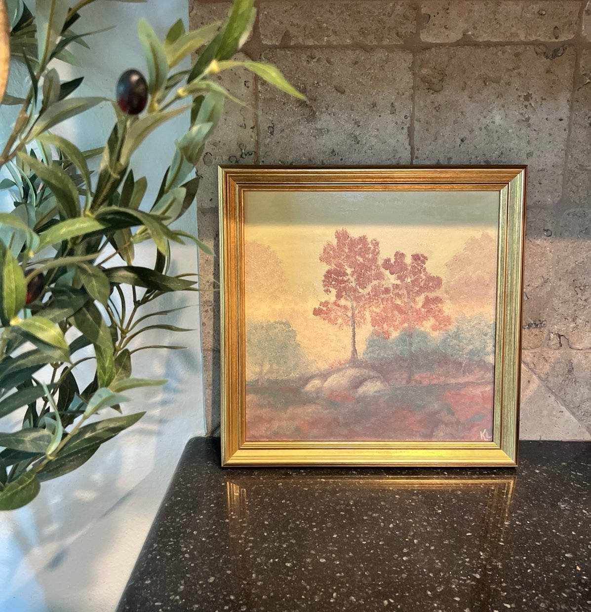 “Once and for fall” oil painting