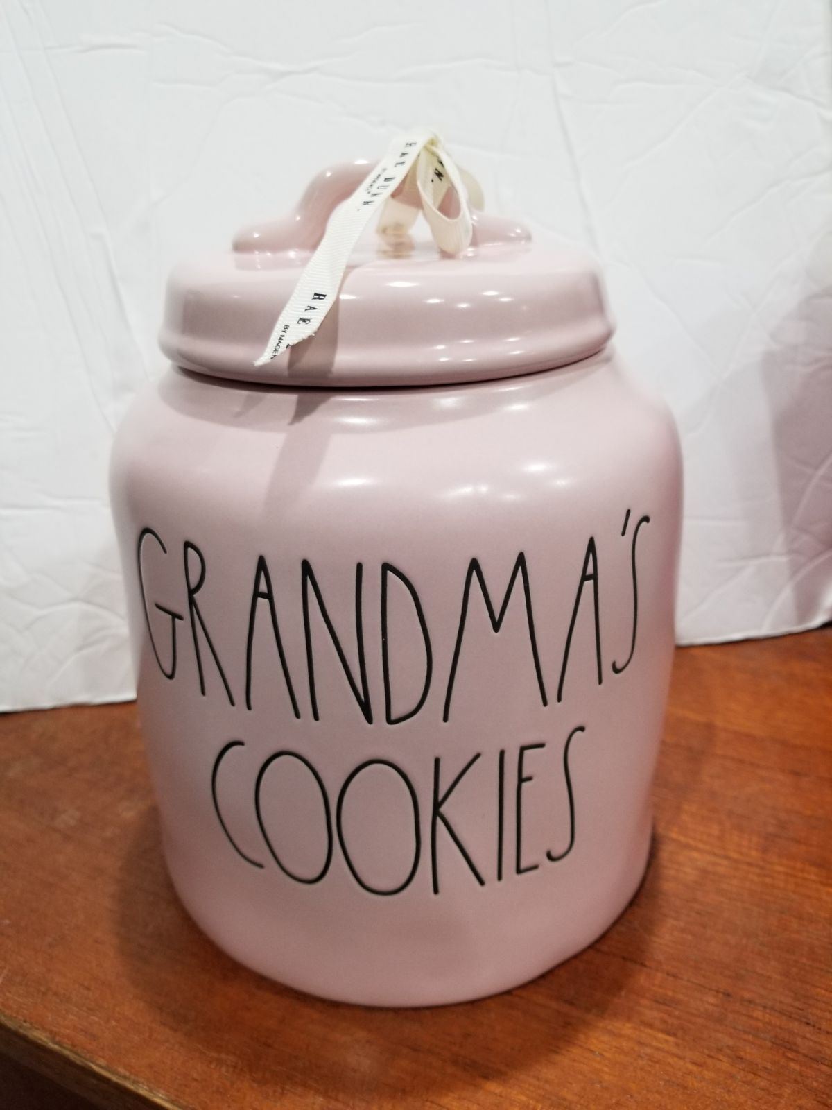 Rae Dunn Pink Gramdma's Cookies
