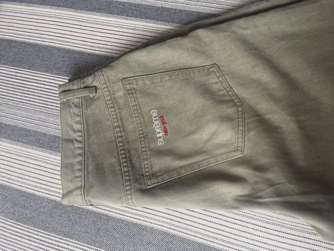Supreme Baggy Denim Short Olive