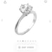 1 carat solitare engagement ring sz 8