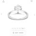 1 carat solitare engagement ring sz 8