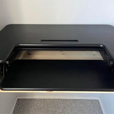 VIVO Black Adjustable 36” High Stand Up Desk