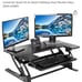 VIVO Black Adjustable 36” High Stand Up Desk
