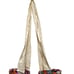 Handmade Oversized Tote Shopping Bag Los Novios Day of the Dead Sugar Skulls