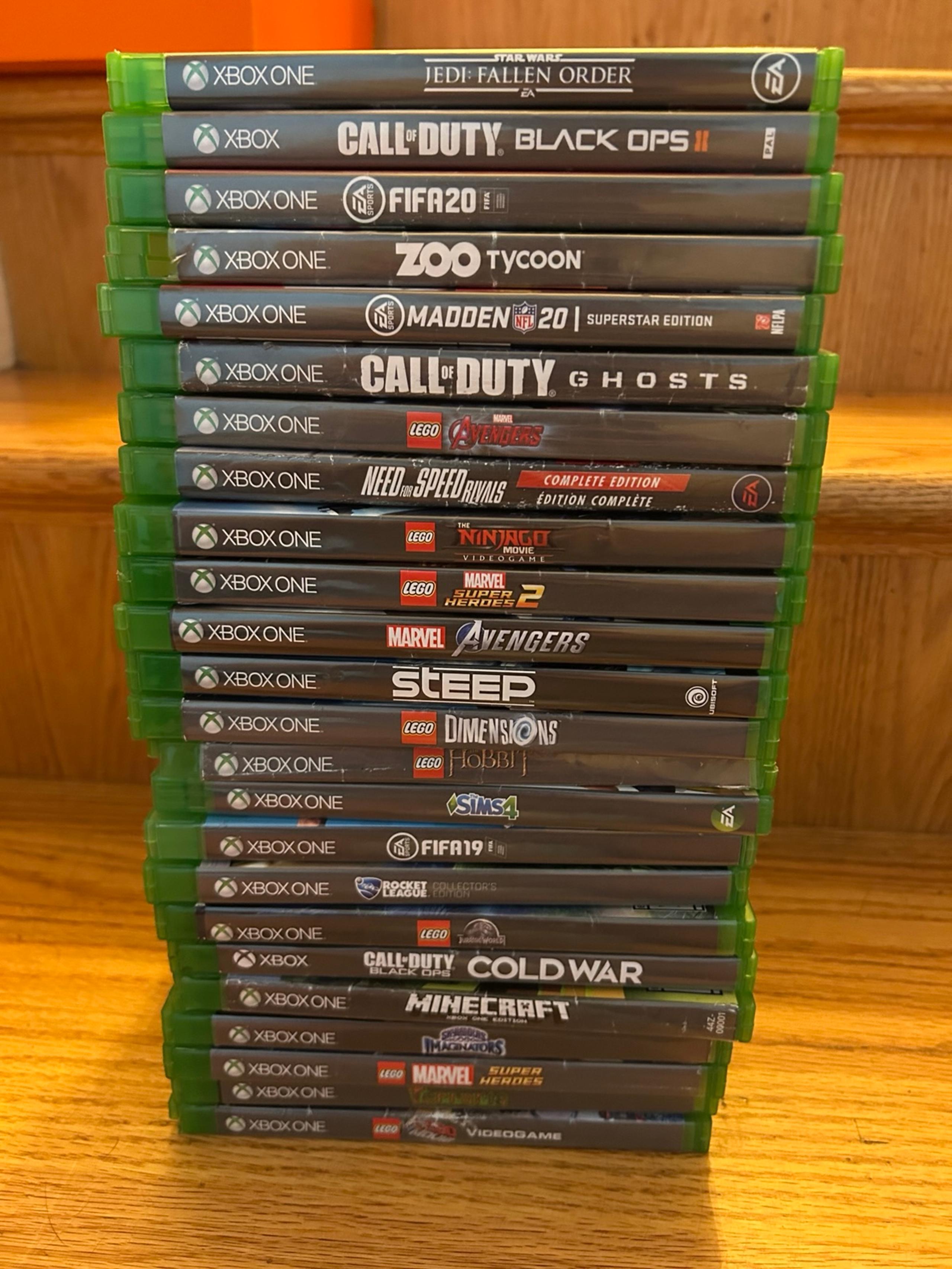 Xbox One Game Lot of 24 Lego, Star Wars Madden FIFA,HALO,call of duty - Microsoft