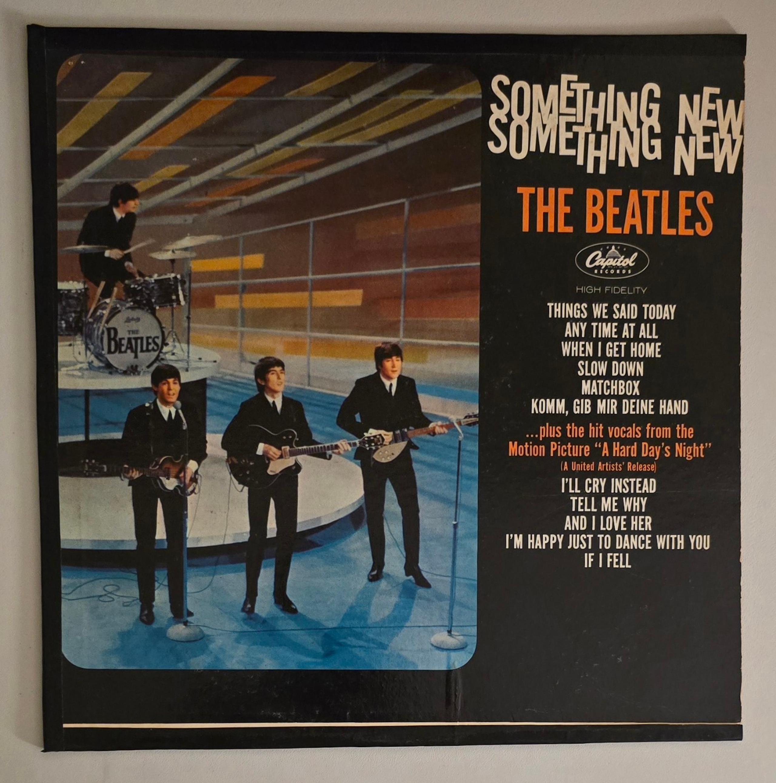 The Beatles  Something New  MONO Vinyl LP Record With Insert  1960's Capitol