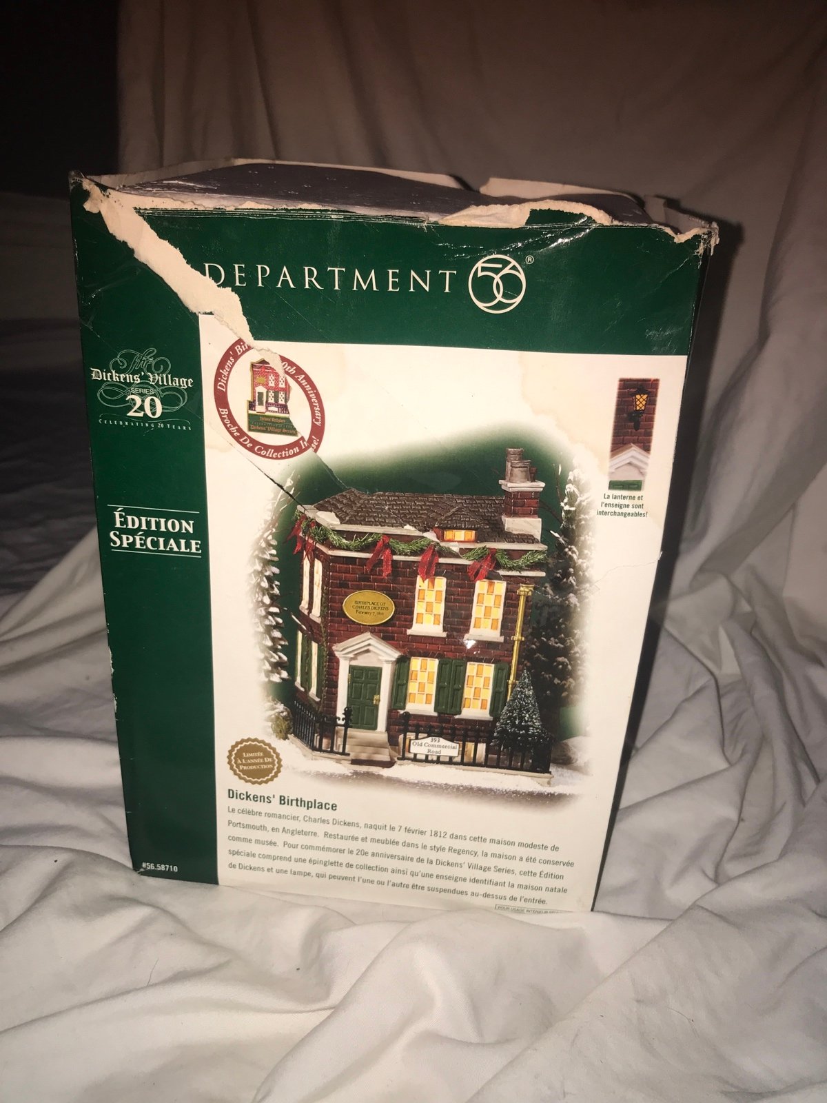 Department 56 Dickens birthplace