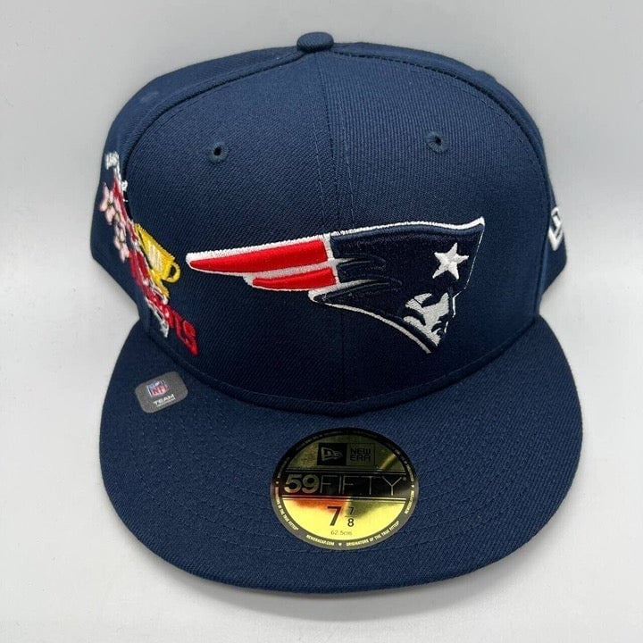New England Patriots NFL 7 7/8 59Fifty New Era Hat Fitted Cap New Mens
