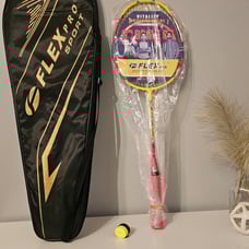 ★SHIPS FREE★ BADMINTON rack & case.