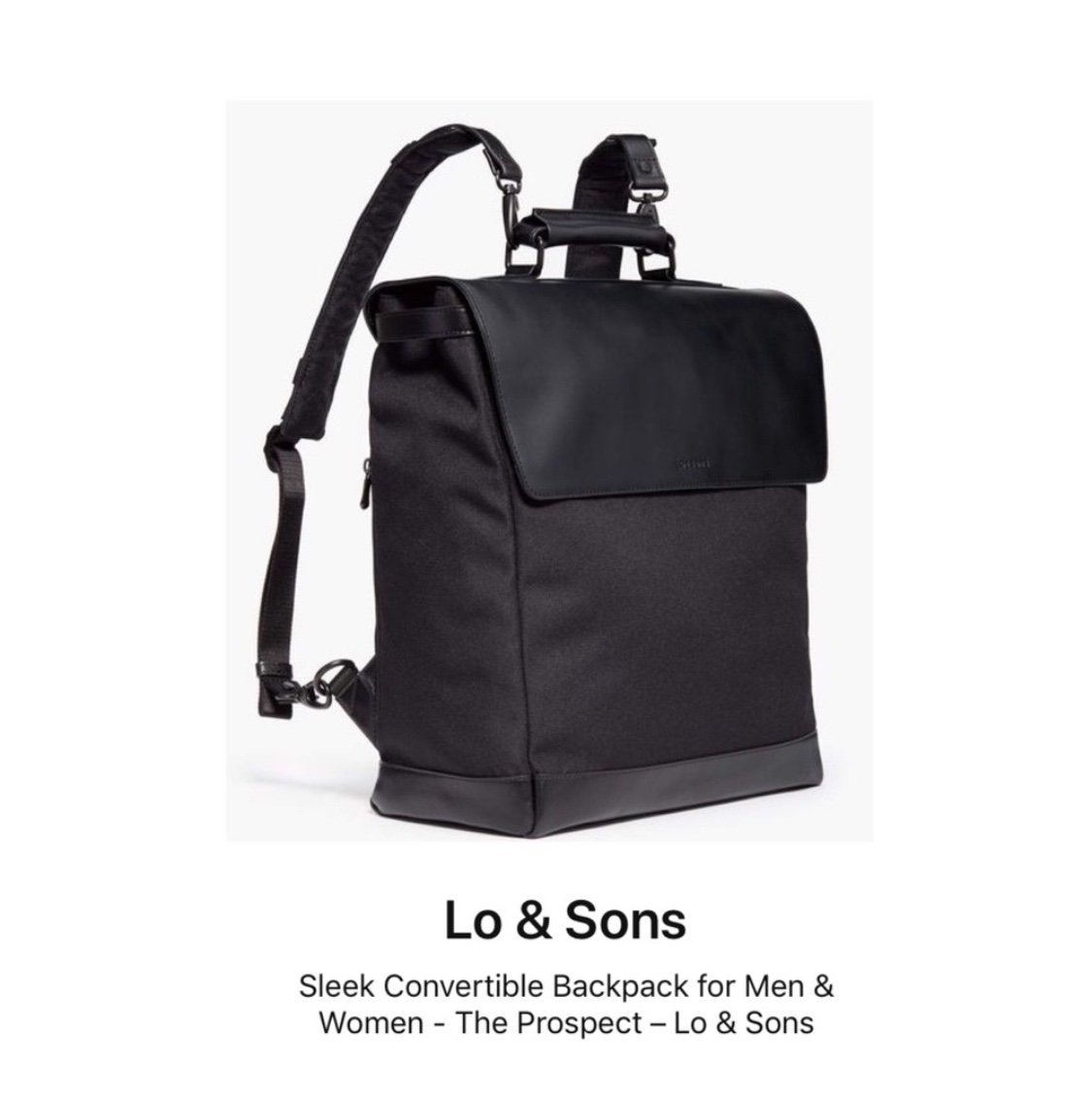 Lo & Sons | The Prospect | Backpack