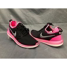 Nike Girls Roshe Two (PS) Sneakers Mesh Black Pink 2016 OG Size 5.5 NEW NO BOX!