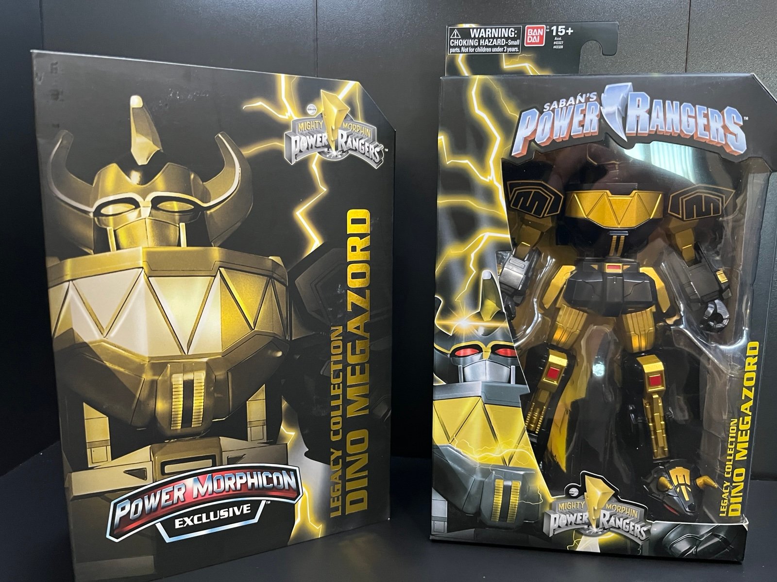 Power Morphicon Exclusive Legacy Collection Dino Megazord Black And Gold 2016
