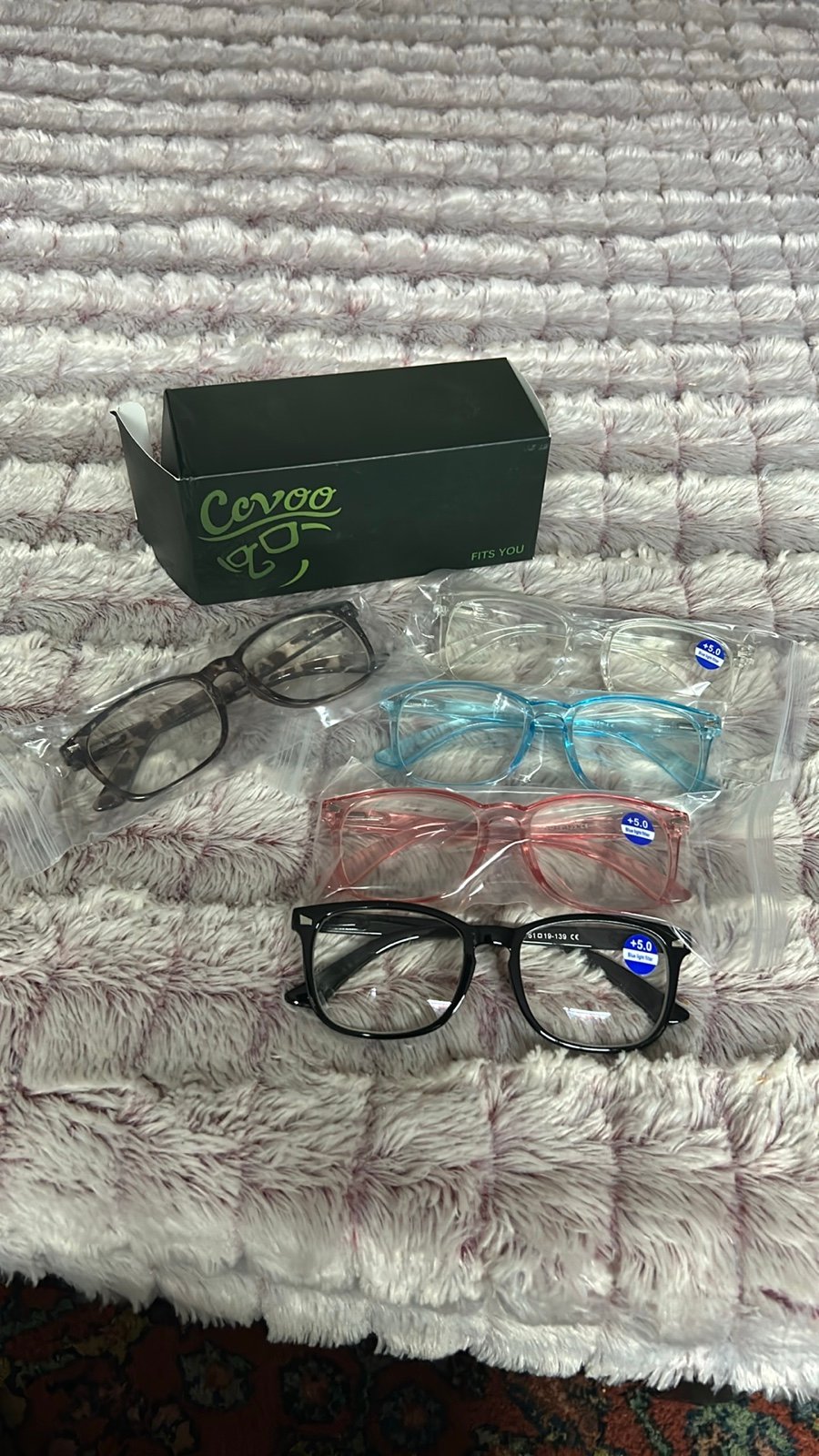 5 pairs of Reading Glasses +5.0