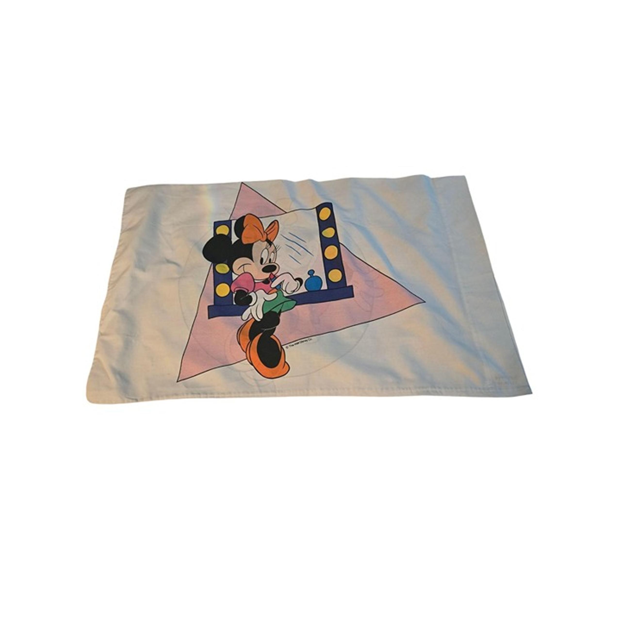 Vintage Totally 80s Minnie Mouse Beauty Lipstick Makeup Pillowcase