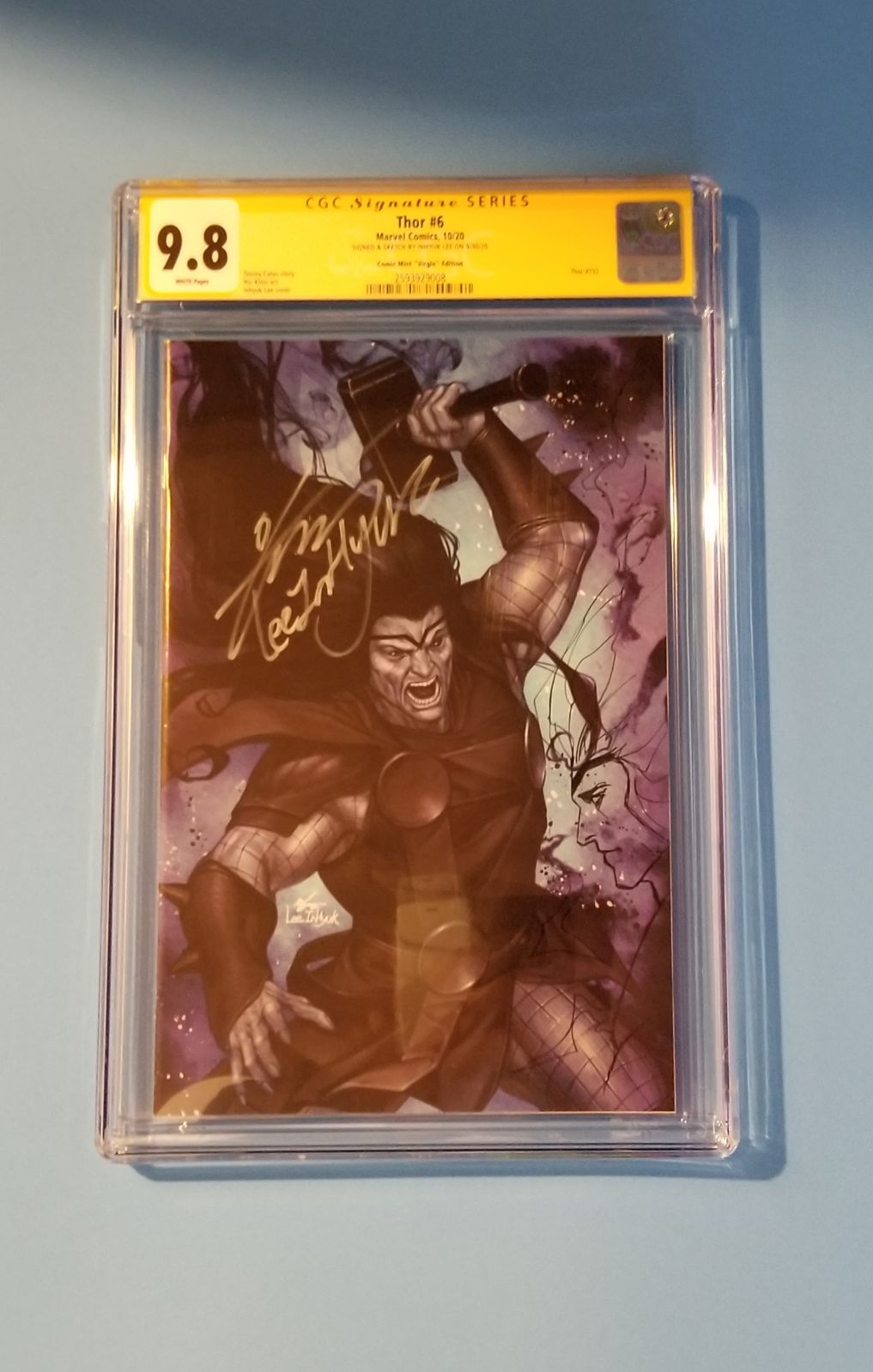 Thor 6 Virgin Variant CGC SS 9.8 Lee
