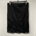 BCBG To the Max Black 2 Piece Skirt Suit Size 2 Ruffled Blazer Jacket Career