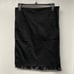 BCBG To the Max Black 2 Piece Skirt Suit Size 2 Ruffled Blazer Jacket Career