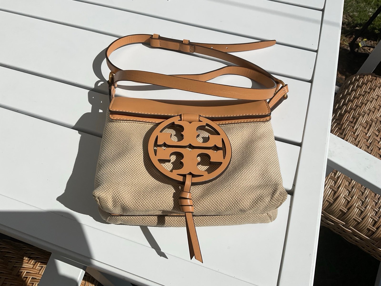 Tory Burch Miller Canvas Crossbody Bag