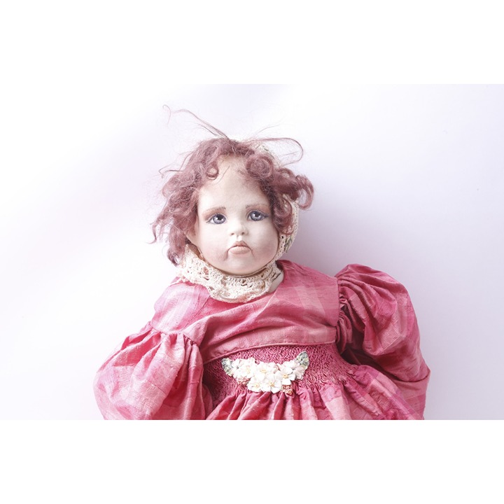 Constance, Dominique, 1998 Doll, Cloth and Porcelain, Large, 27 Tall, BrownHair