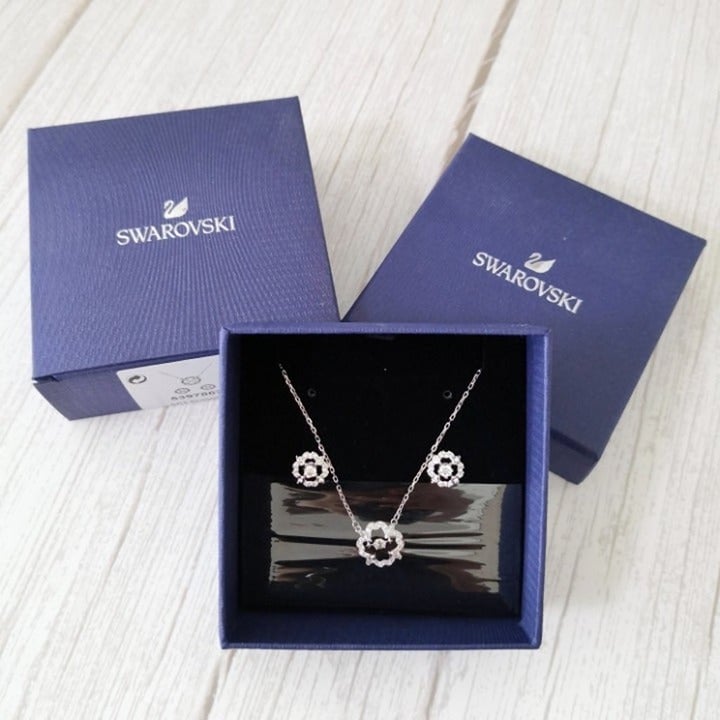 New Swarovski Sparkling Dance Flower Set - White - 5397867 169