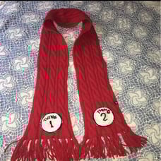 dr seuss Thing 1&2 Scarf