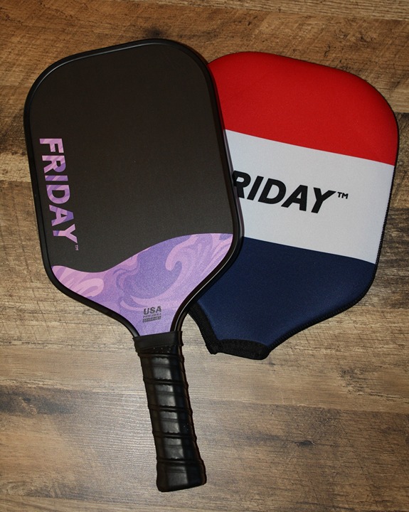 Friday Challenger Pickleball Paddle-Friday Labs-03-Lavender Haze-16mm +Cover New