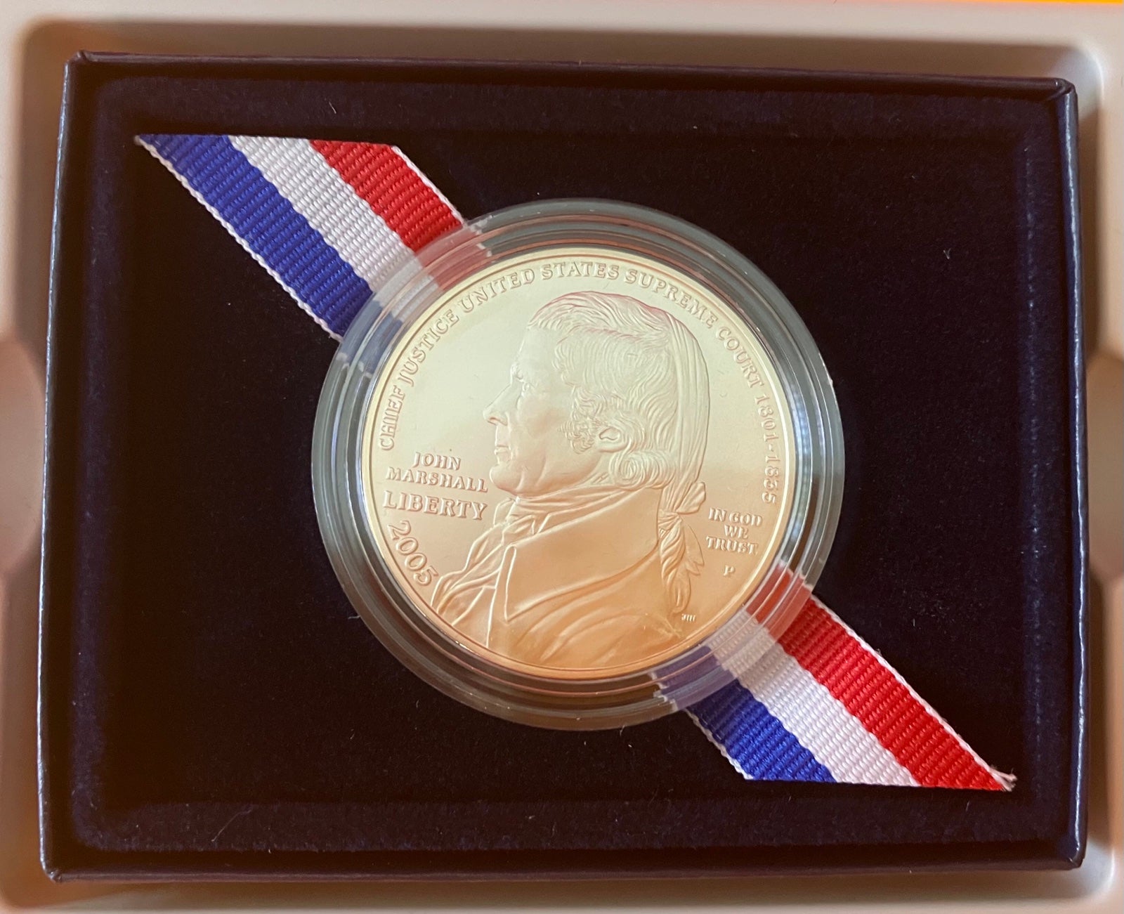 2005 Chief Justice John Marshall UNC. Coin. C-65.