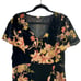 Reba Floral Maxi Dress Size 10 Burnout Velvet Ruffle Whimsigoth Gypsy Cantina