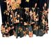 Reba Floral Maxi Dress Size 10 Burnout Velvet Ruffle Whimsigoth Gypsy Cantina