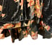 Reba Floral Maxi Dress Size 10 Burnout Velvet Ruffle Whimsigoth Gypsy Cantina
