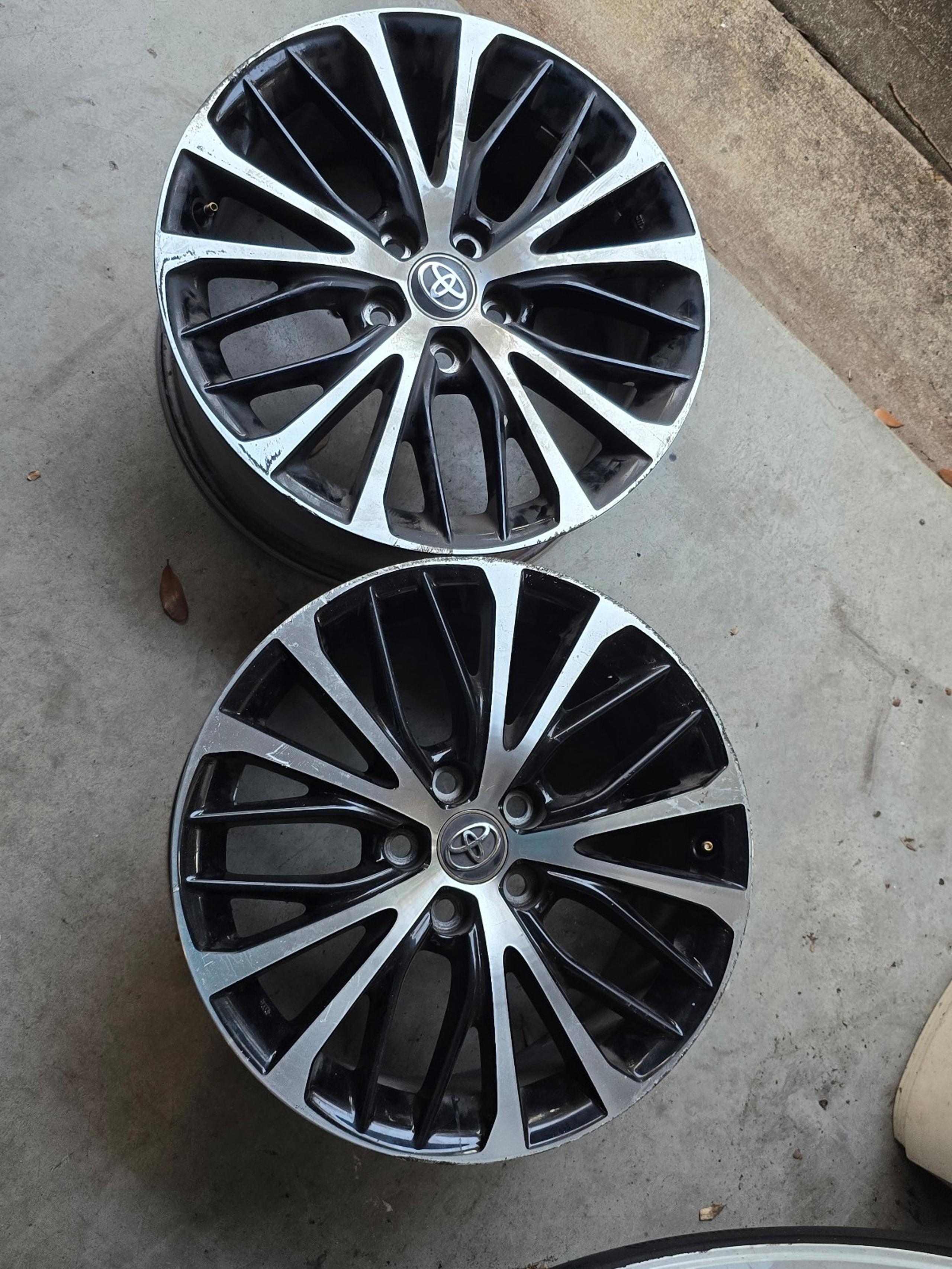 2018 - 2022 TOYOTA CAMRY MACHINED BLACK Factory OEM Wheel