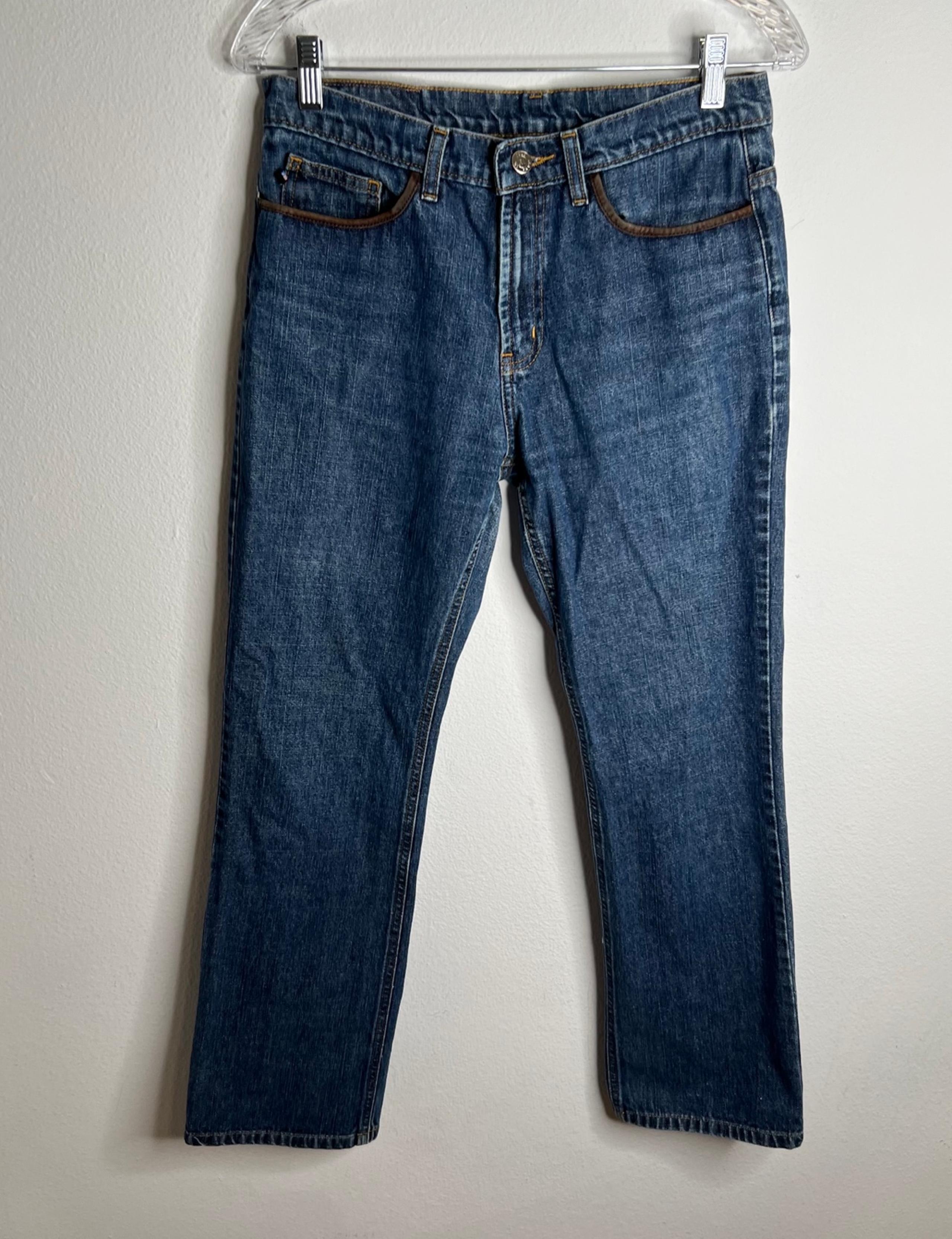 Polo Ralph Lauren Jeans Womens Regular Size Blue Denim Bootcut Size 8