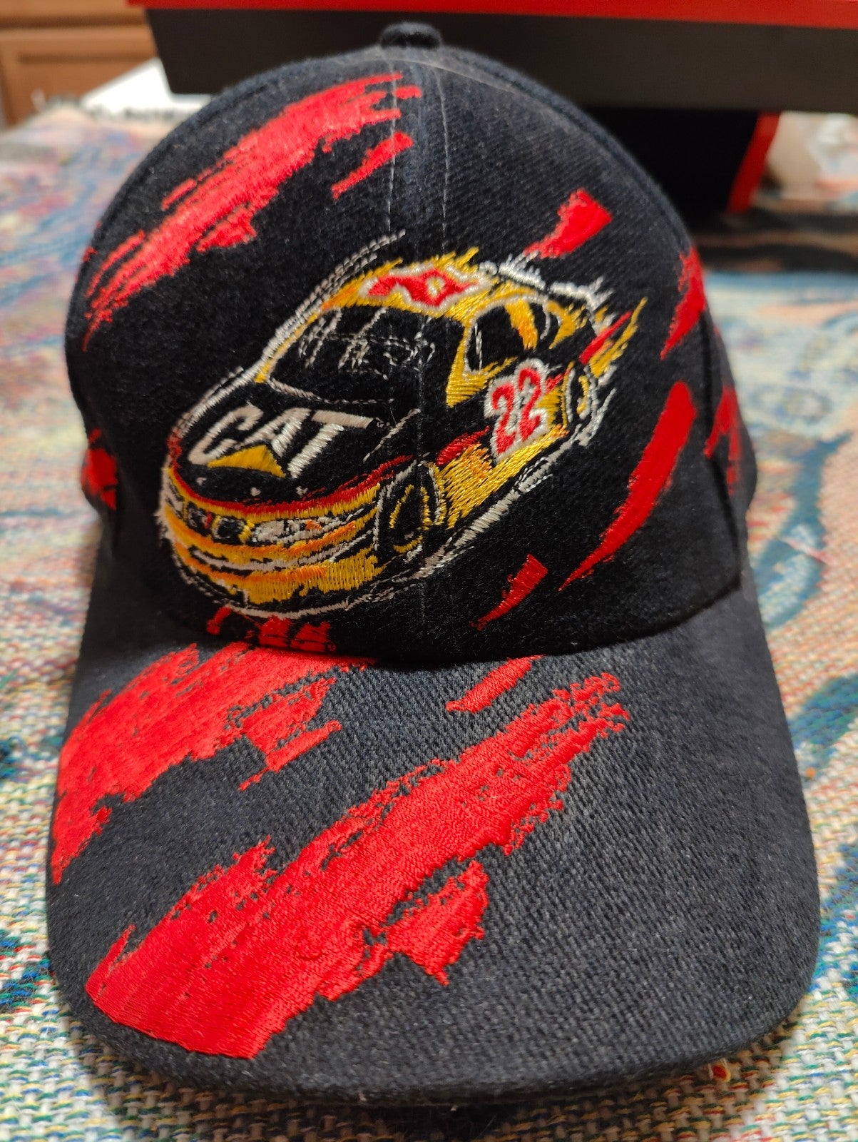 Caterpillar Ward Burton Nascar vintage hat cap