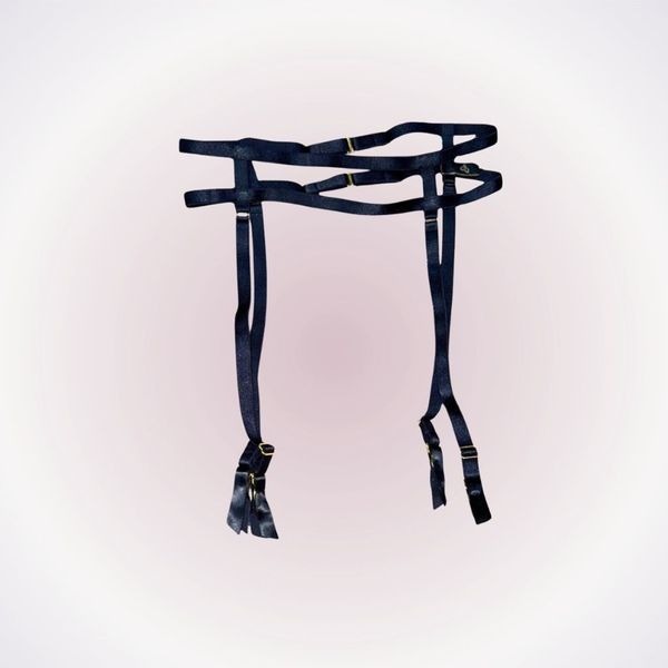 God Save Queens black garter | Sz S (NO SIZE TAG)