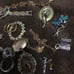 23 pc mixed metals jewelry lot- untested