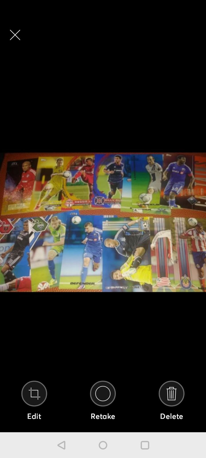 Topps Soccer numbered card lot
