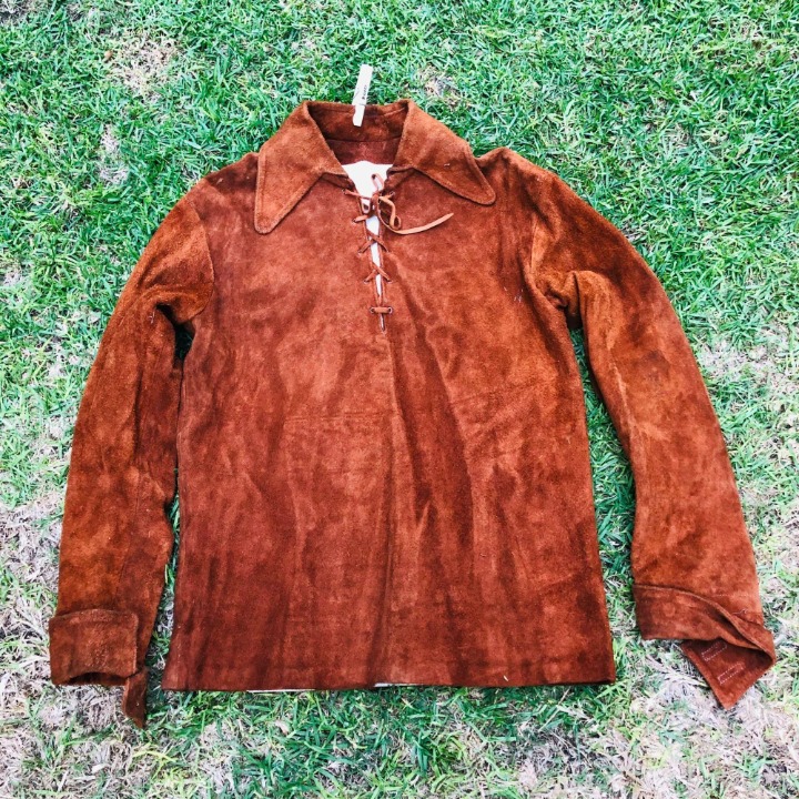 Vintage Suede Adobe Moc Native American