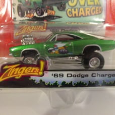 VHTF '69 Dodge Challenger, Green, Zingers Street Freaks, Over Charged
