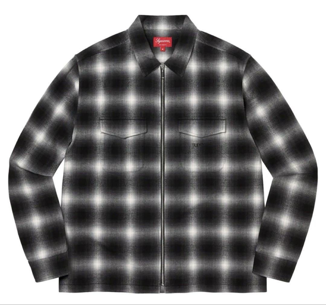 Faux Fur Collar Flannel Shirt
