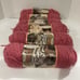 Caron Dazzleaire Yarn H2260 4ply lot 6 Skeins 3 Oz 2865 dark country Rose